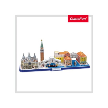 Cubin Fun - Puzzle 3D Venetia 126 Piese Cubic Fun - 1